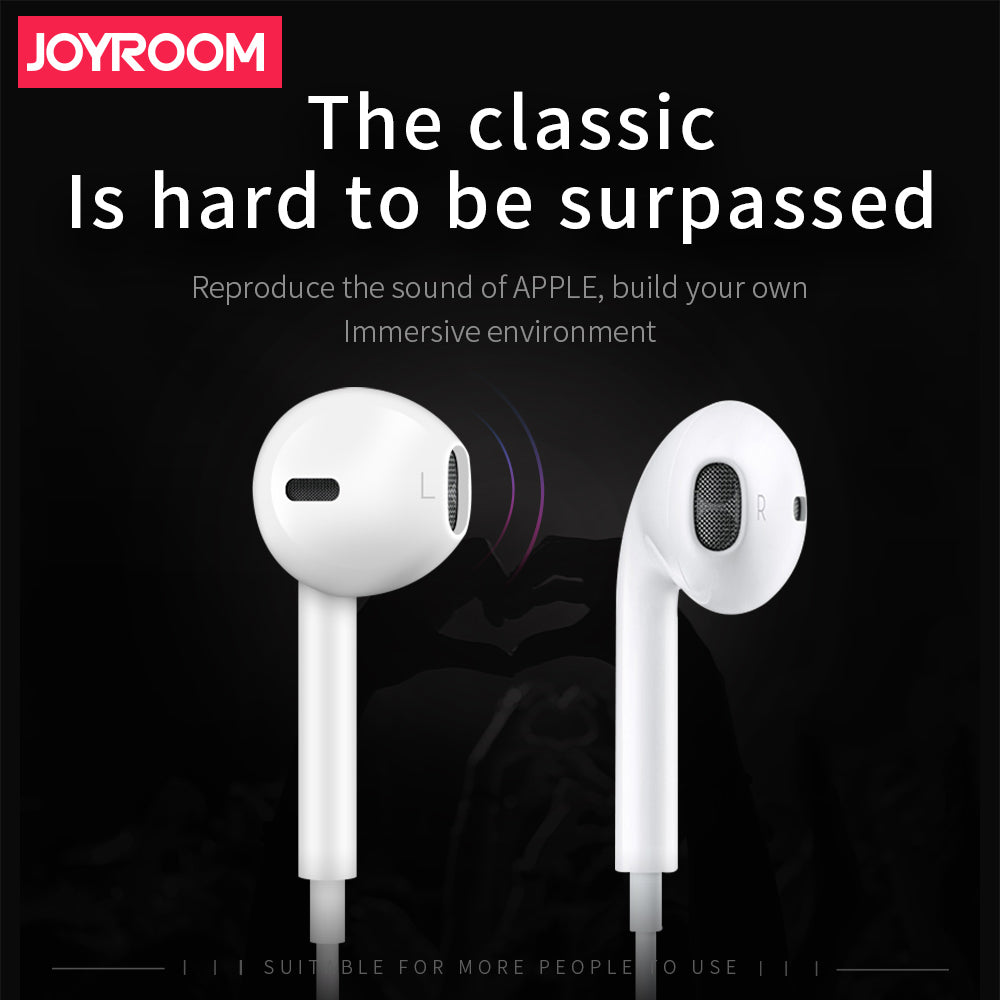 Joyroom JR-EP1 3.5mm Ben series earphone Wired Earphone