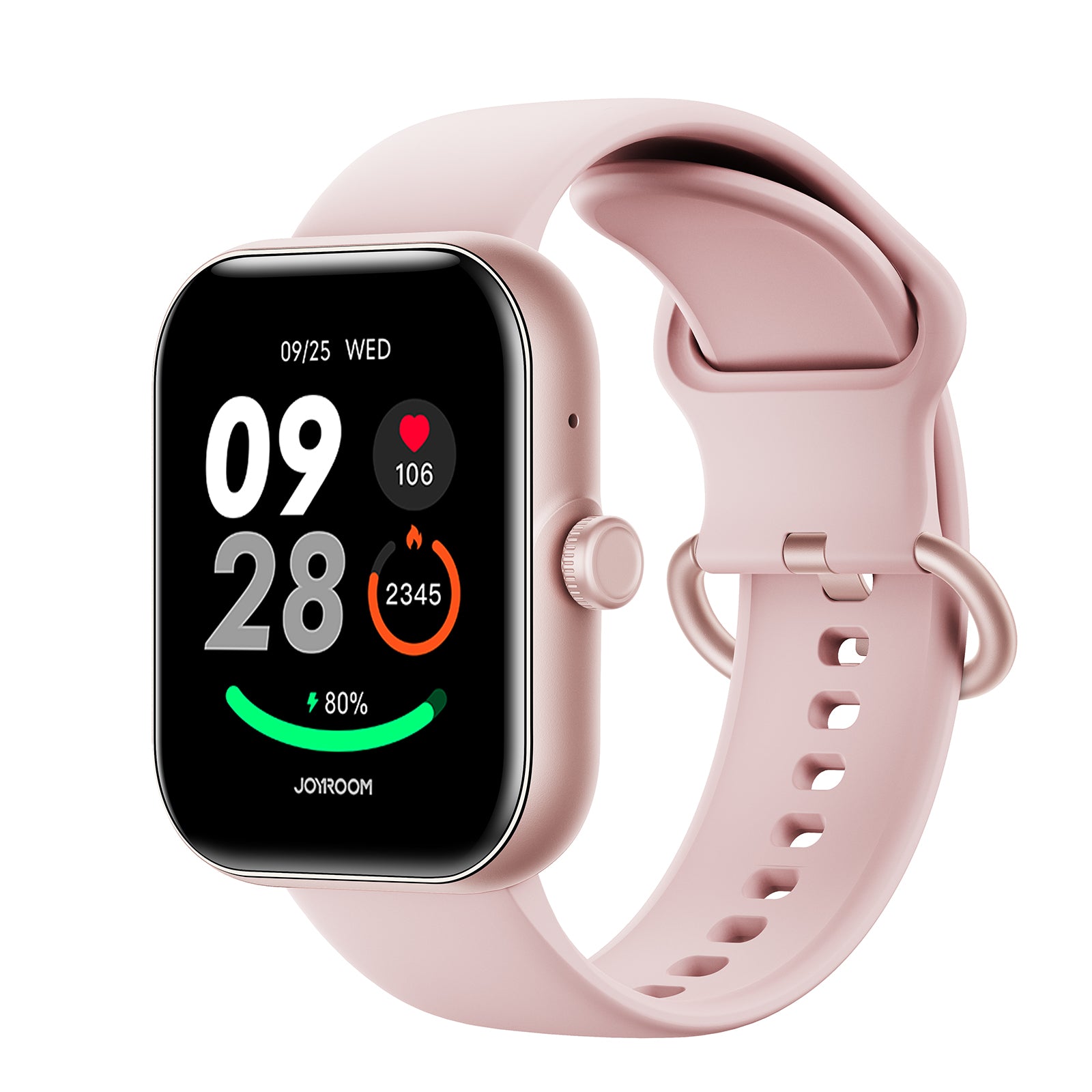 Joyroom JR-FT5 PLUS Smart Watch (Answer/Make Call)black/Rose gold
