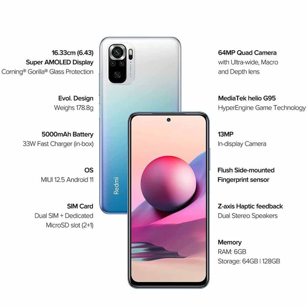 Xiaoimi Redmi Note 10S 64GB 4