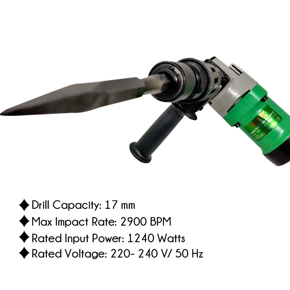 Alpha 1240 Watt Demolition Hammer Concrete Breaker A6501 3