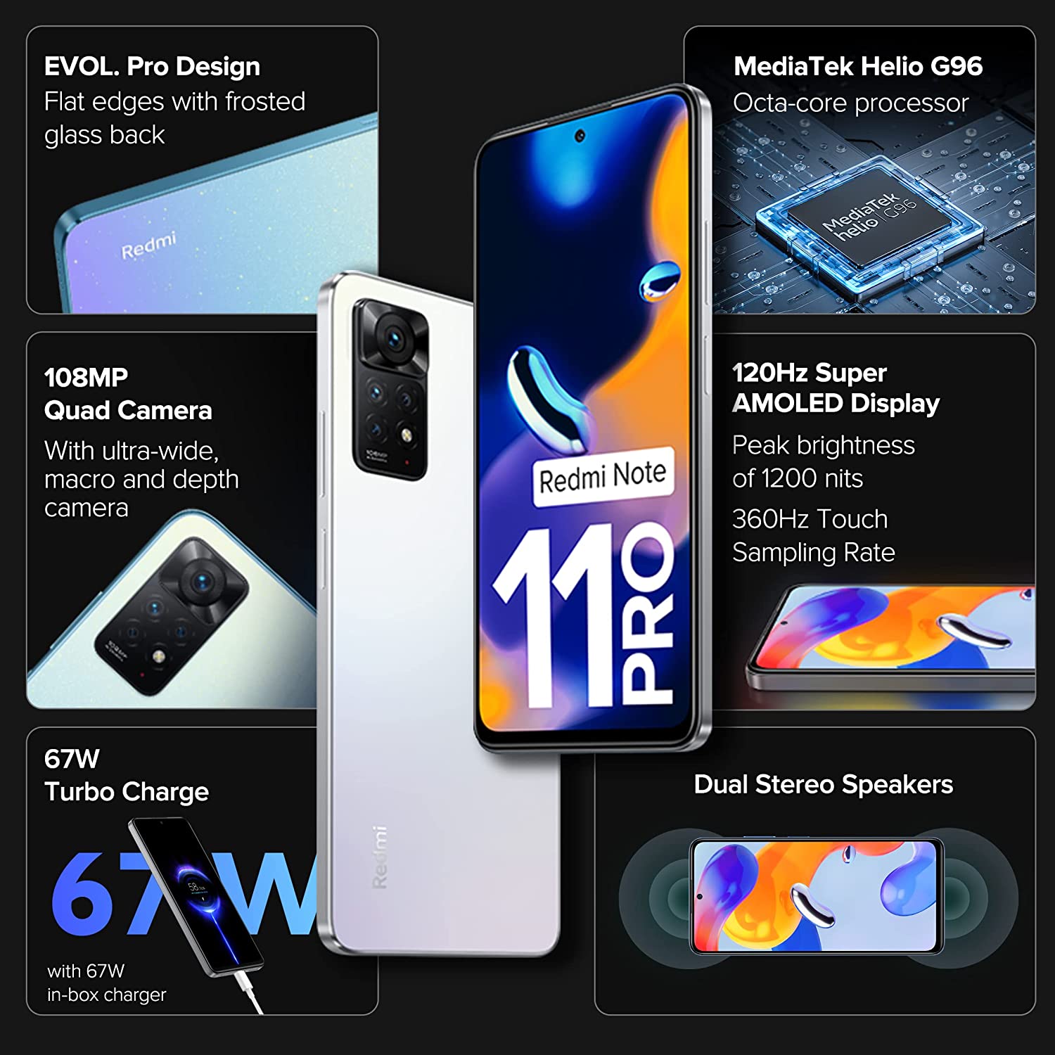 Redmi Note 11 Pro 5G 6GB RAM With 128GB Storage 2