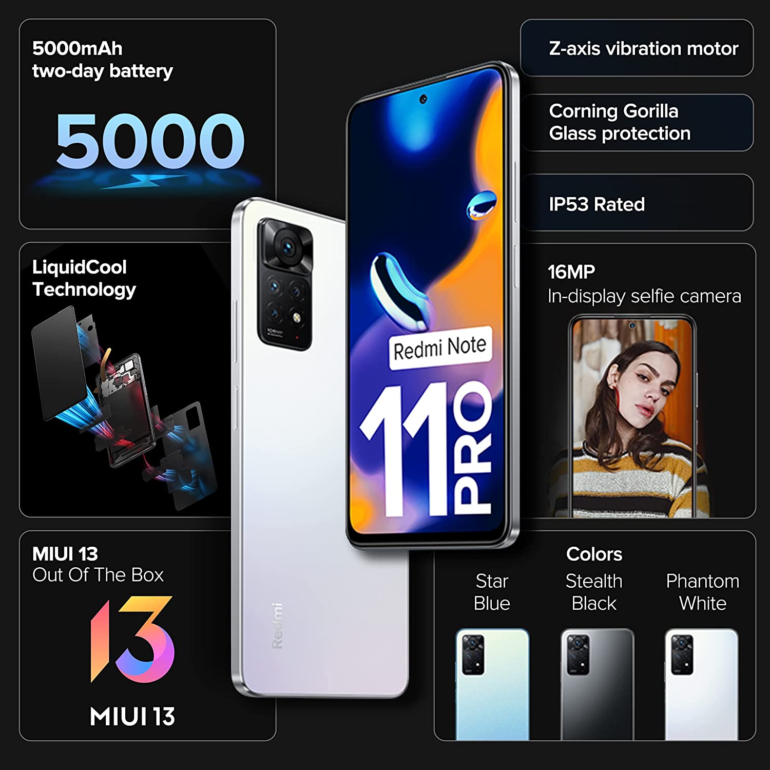 Redmi Note 11 Pro 5G 6GB RAM With 128GB Storage 4