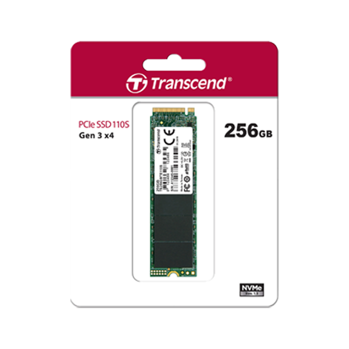 Transcend PCIe NVMe M.2 SuperSpeed SSD - 256 GB 1