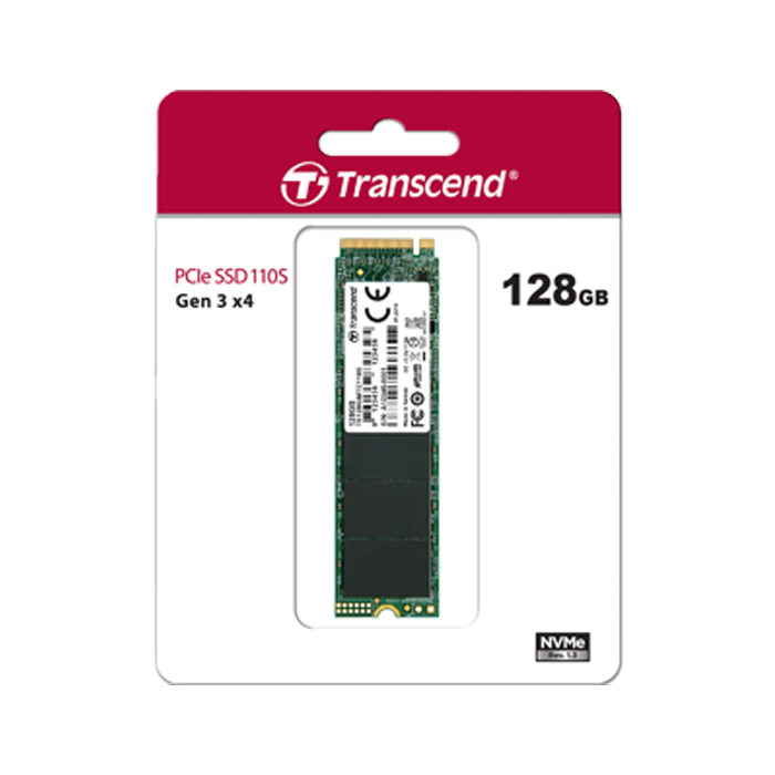 Transcend PCIe NVMe M.2 SuperSpeed SSD - 128 GB 1