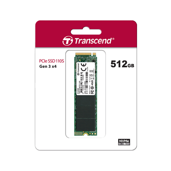 Transcend PCIe NVMe M.2 SuperSpeed SSD - 512 GB 1