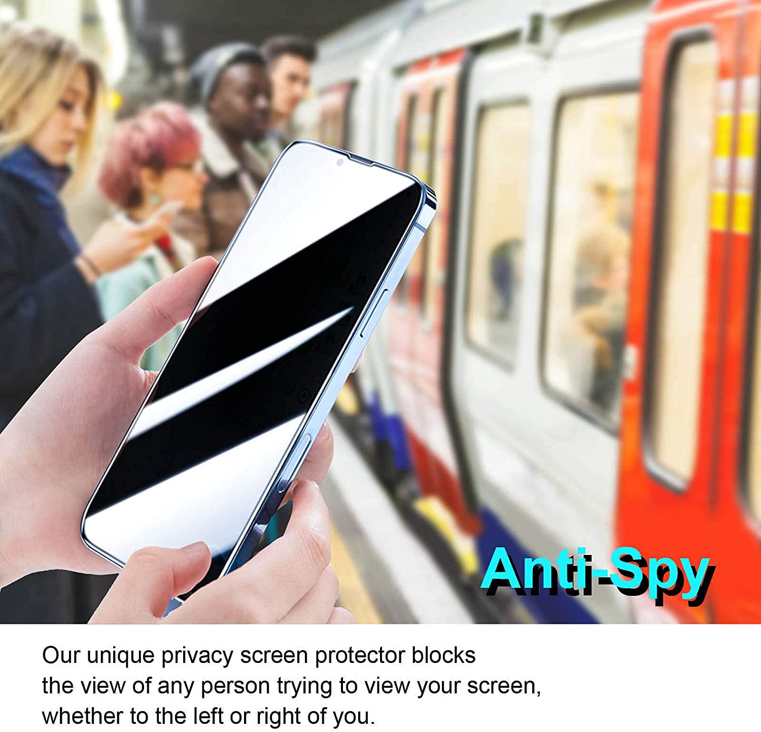 iPhone 13 Pro Max Screen Protector 9H Hardness Tempered Glass Privacy Anti-Spy 13 10Pcs 1