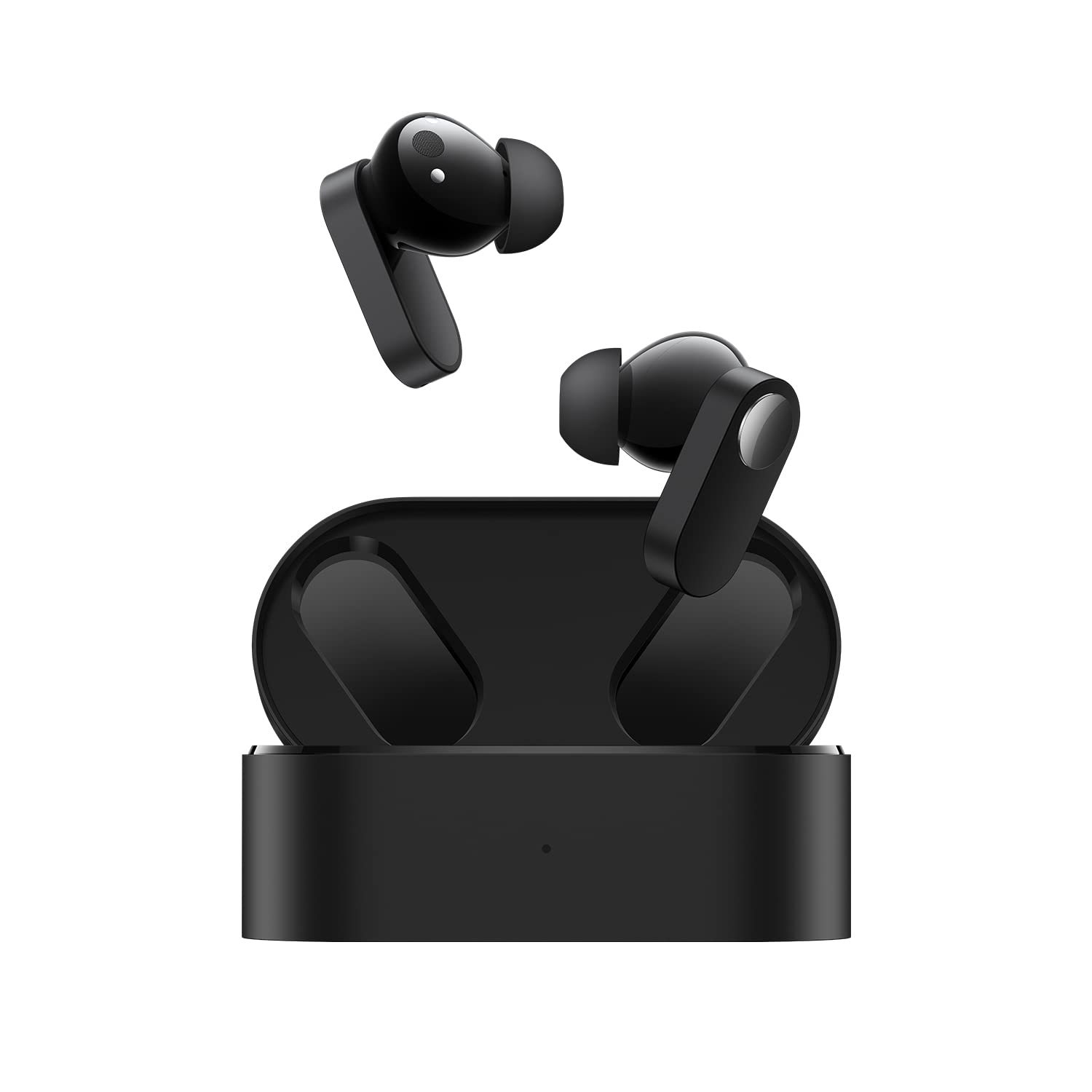 OnePlus Nord Buds True Wireless in Ear Earbuds with Mic, 12.4mm Titanium Drivers, Playback:Up to 30hr case, 4-Mic Design + AI Noise Cancellation, IP55 Rating, Fast Charging (Black Slate) 1