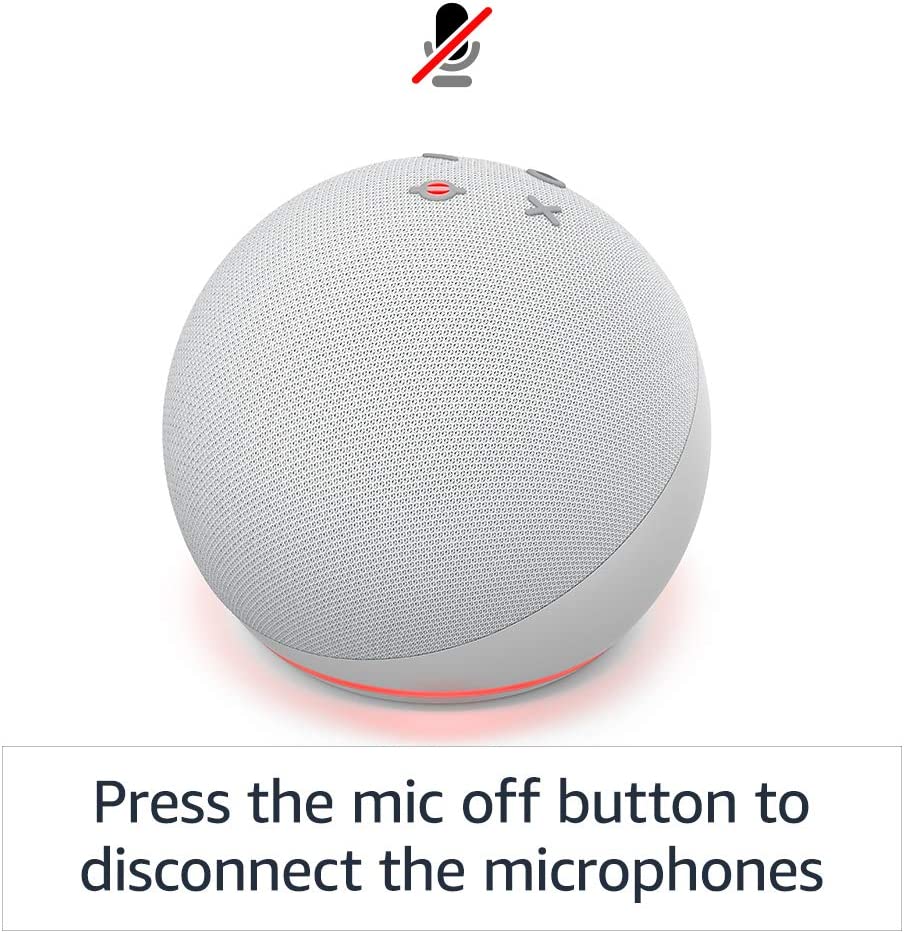 Echo Dot (4th Gen, 2020 release) | Smart speaker with Alexa | Charcoal 1