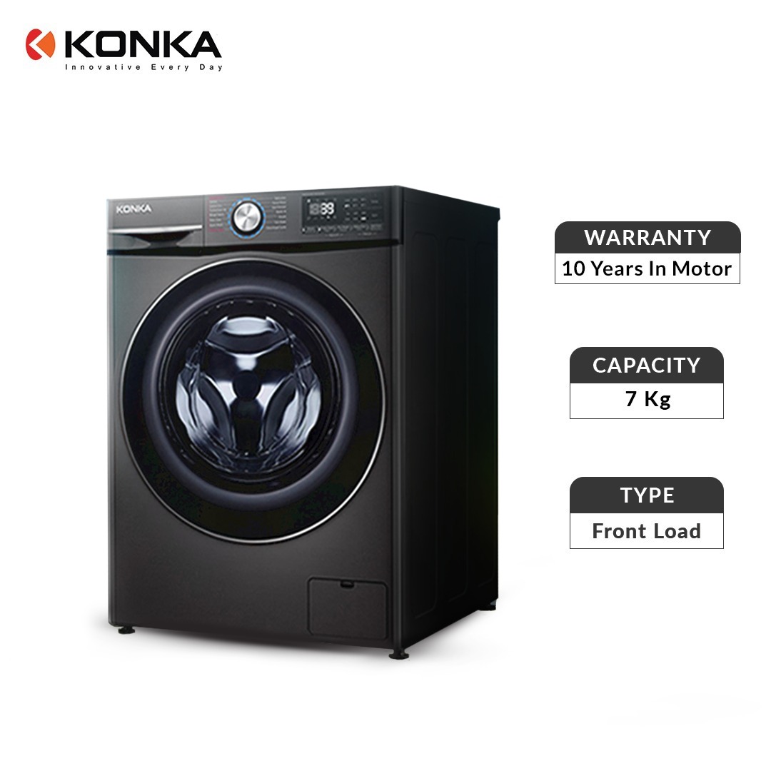 KONKA Washing Machine 7 KG Fully Automatic Front Loading (XQG-12L21) 2