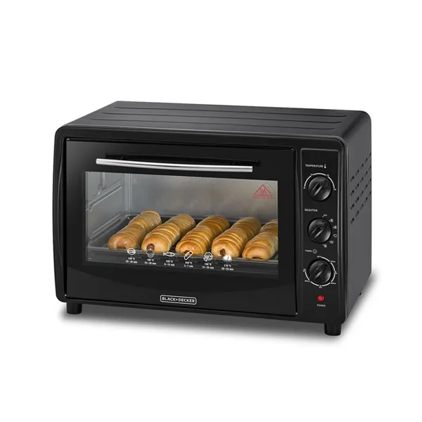 Black+Decker 45L Double Glass Toaster OvenTRO45RDG-B5 1