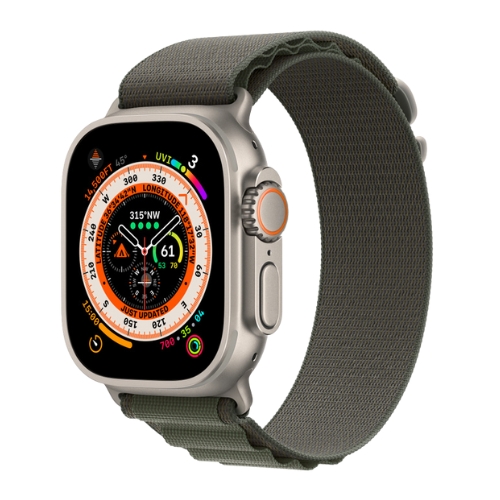 Apple Watch Ultra [GPS + Cellular 49mm] Smart Watch w/Rugged Titanium Case & White Ocean Band. Fitness Tracker, Precision GPS, Action Button, Extra-Long Battery Life, Brighter Retina Display 1